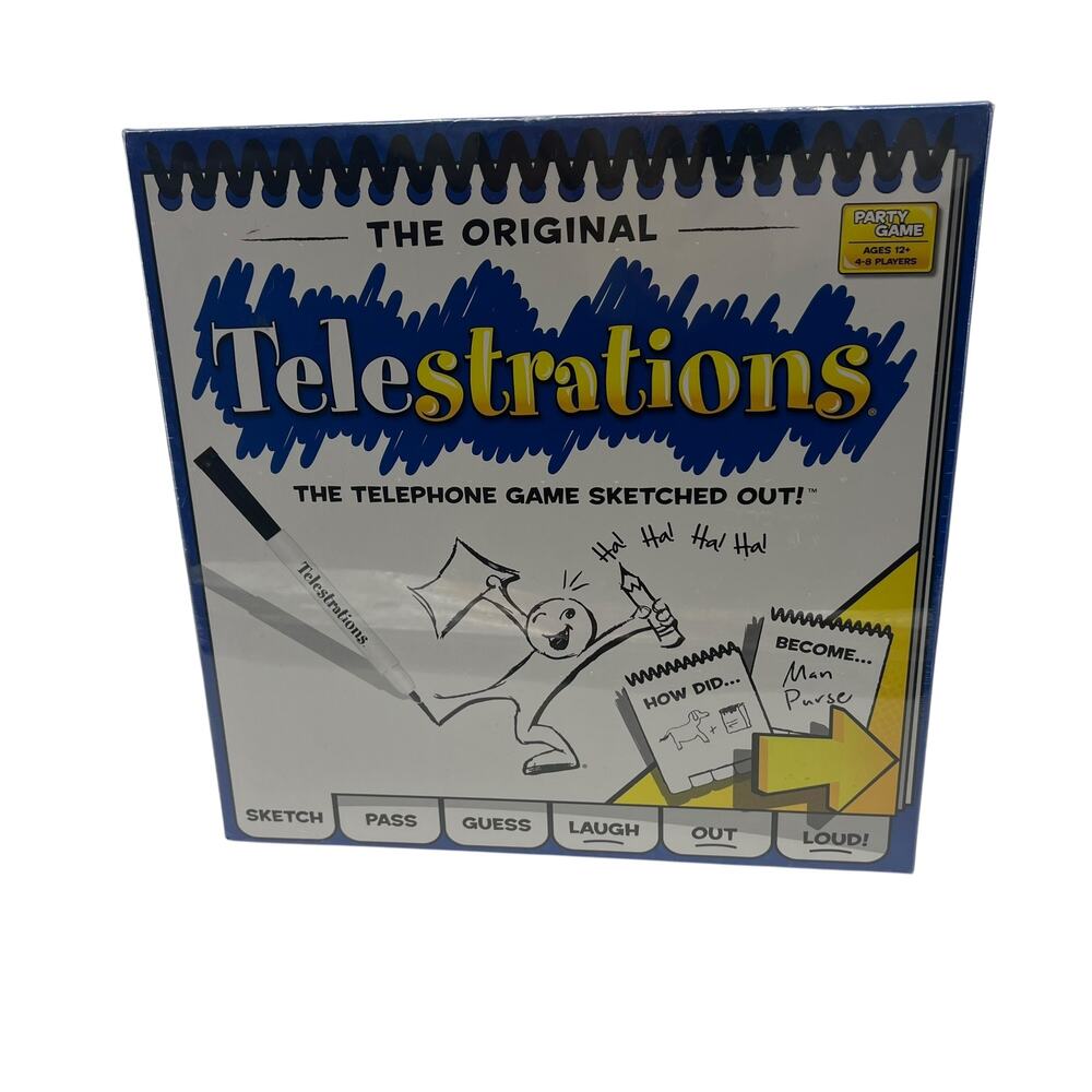 Telestrations 4-8 Player - The Original Party Game Ages 12+ - NEW SEALED